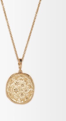 Azlee Zodiac Diamond & 18kt Gold Necklace