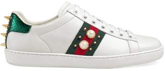 Gucci Ace studded leather sneaker
