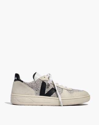 Madewell Veja V-10 Sneakers in Flannel and Suede
