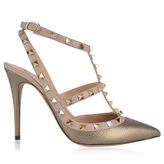 Thumbnail for your product : Valentino Rockstud 100 Ankle Strap Heels