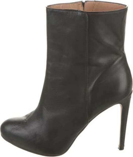 Louise Et Cie Womens Thisbe Leather Stacked Heel Ankle Boots  Stacked heel  ankle boots, Heeled ankle boots, Leather ankle boots