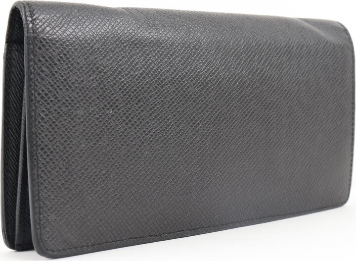 Louis Vuitton Portefeuille Brazza Black Leather Wallet (Pre-Owned) -  ShopStyle