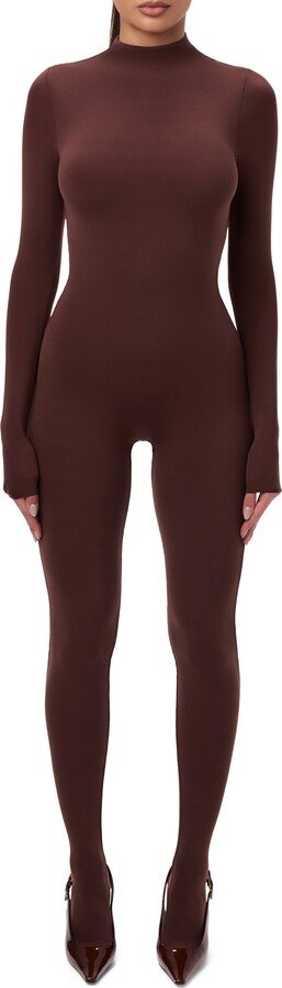 Naked Wardrobe Long Sleeve Closed Toe Jumpsuit