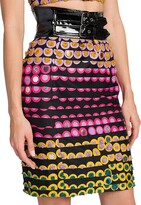 Thumbnail for your product : Moschino Vinyl Waist & Glitter Polka-Dot Skirt