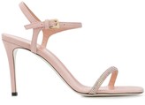 Thumbnail for your product : Pollini Embellished High Heel Sandals