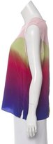 Thumbnail for your product : Jonathan Saunders Silk Ombré Blouse w/ Tags