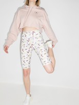 Thumbnail for your product : adidas by Stella McCartney TruePurpose floral-print cycling shorts