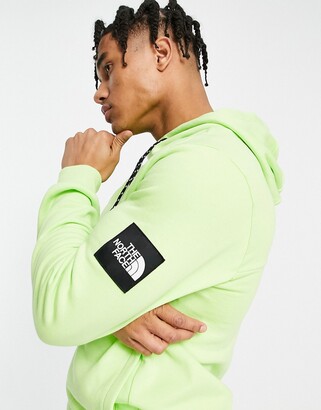 The North Face Fine Alpine hoodie in lime green - ShopStyle