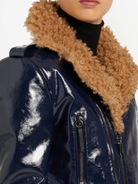 Thumbnail for your product : Giuseppe Zanotti Amelia high-shine jacket