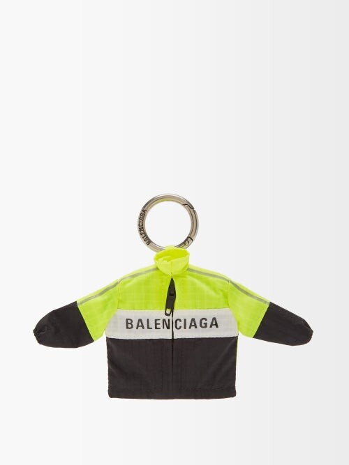 analogía Impuro darse cuenta Balenciaga Windbreaker Ripstop Key Ring - Black Multi - ShopStyle  Accessories