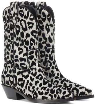 Dolce & Gabbana Leopard cowboy boots