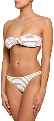 Melissa Odabash Aruba Perforated Low-rise Bikini Briefs