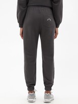 Thumbnail for your product : The Upside Major Logo-print Cotton-jersey Track Pants - Black