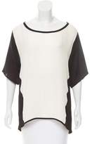 Thumbnail for your product : Marissa Webb Two-Tone Silk Top