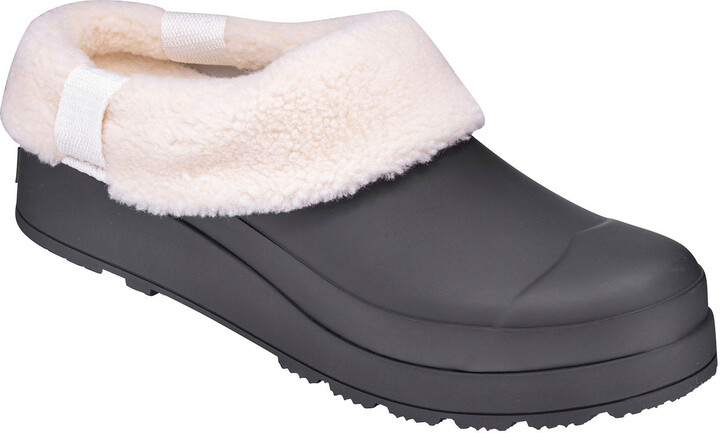 Hunter WOMEN'S PLAY INSULATED CLOG - BLACK 6:- 6, Black