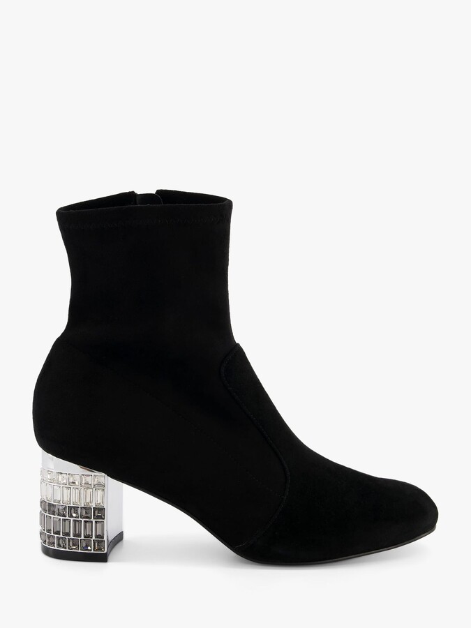 dune grey suede ankle boots