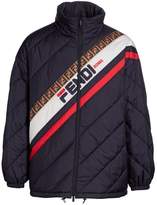 Thumbnail for your product : Fendi Diagonal Quilted Striped Puffer Jacket