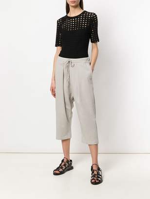 Lost & Found Rooms cropped drawstring trousers