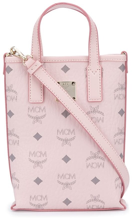 MCM Mini MonogramPrint Crossbody Bag ShopStyle