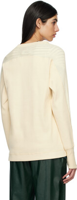 MM6 MAISON MARGIELA Off-White Paneled Long Sleeve T-Shirt
