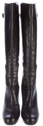 Jil Sander Leather Knee-High Boots