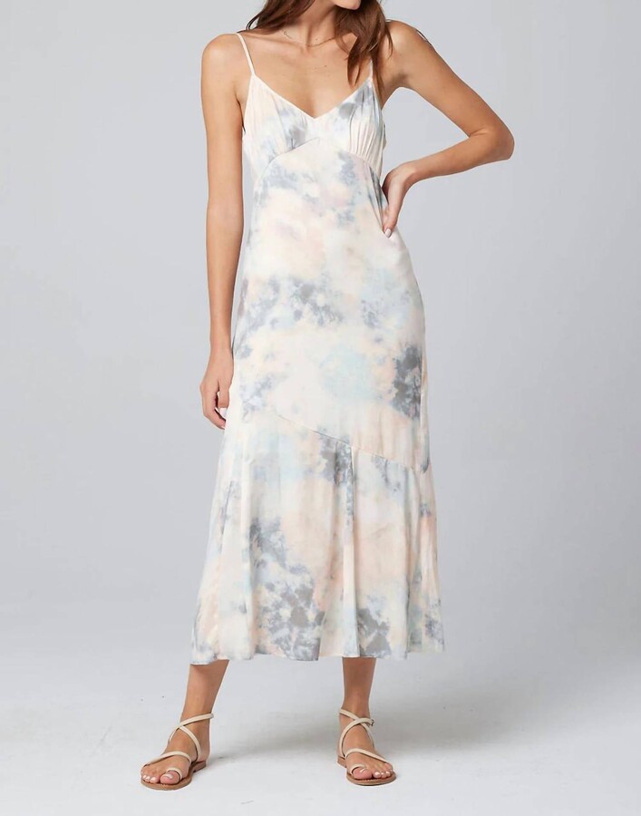 SALTWATER LUXE Tank Midi Dress In Multi