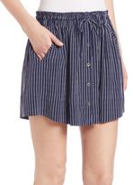 Thumbnail for your product : Joie Wendolyn Striped Silk Skirt