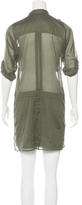 Thumbnail for your product : Etoile Isabel Marant Three-Quarter Sleeve Mini Dress