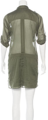 Etoile Isabel Marant Three-Quarter Sleeve Mini Dress