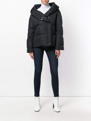 Theory Toralla off shoulder puffer
