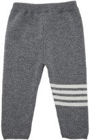 Thumbnail for your product : Thom Browne Cashmere Sweatpants W/ Intarsia Stripes