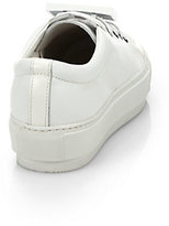 Thumbnail for your product : Acne Studios Leather Layered Platform Sneakers