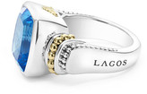 Thumbnail for your product : Lagos Caviar Color 14mm Blue Topaz Ring, Size 7