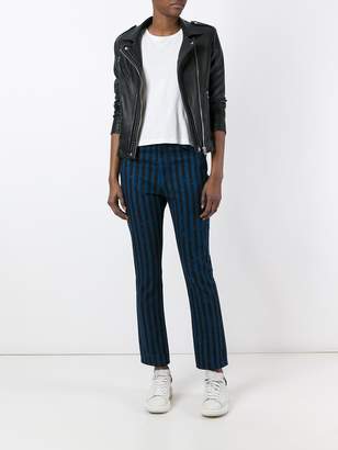 Marc Jacobs stripe flood stovepipe jeans