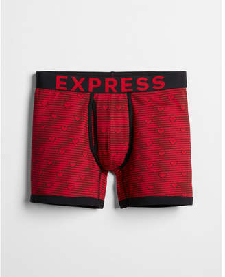 Express striped heart boxer briefs