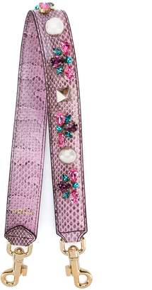Dolce & Gabbana Embellished Bag Strap