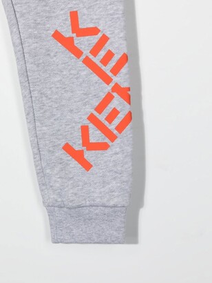 Kenzo Kids Cross logo-print track pants