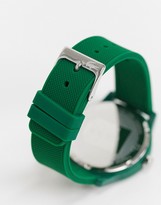 Thumbnail for your product : Lacoste 12.12 silicone watch in green