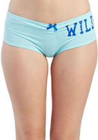 Thumbnail for your product : Wet Seal Ruched Verbiage Boyshorts