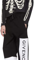 Thumbnail for your product : Givenchy Black and White Logo Jogging Lounge Pants