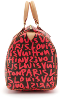 Thumbnail for your product : Louis Vuitton Pink Monogram Graffiti Speedy 30
