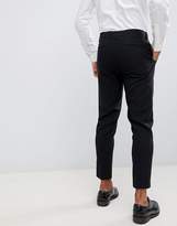 Thumbnail for your product : ASOS Design DESIGN skinny cropped smart trousers in black