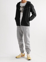 Thumbnail for your product : Nike Sportswear Taped Cotton-Blend Tech Fleece Zip-Up Hoodie