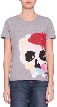 Alexander McQueen Skull Cotton T-shirt
