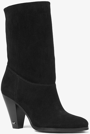 Michael Kors Divia Suede Ankle Boot - ShopStyle