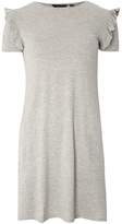 Thumbnail for your product : Grey Ruffle Shoulder Swing Dress