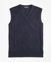 Thumbnail for your product : Brooks Brothers Cotton Cashmere Pique Vest