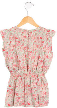 Bonpoint Girls' Floral Print Dress