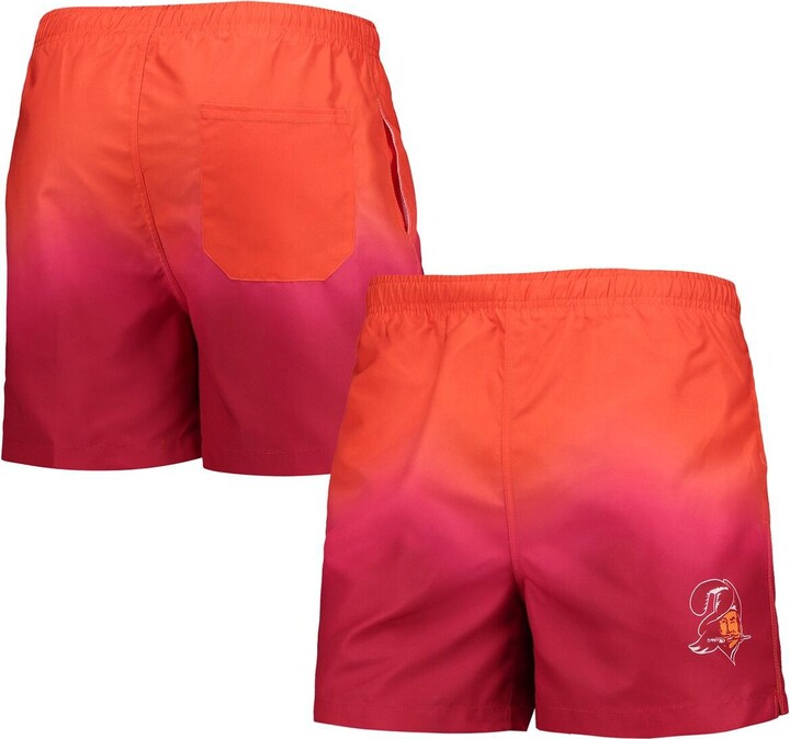 Men's Foco Red Tampa Bay Buccaneers Retro DipDye Swim Shorts ShopStyle