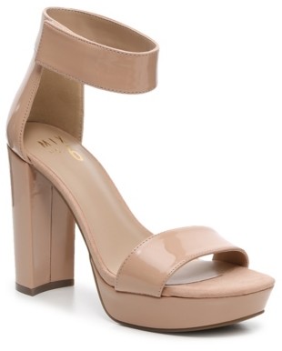 nude thick heel shoes